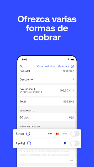 Creador de Factura: Invoice2go — captura 2